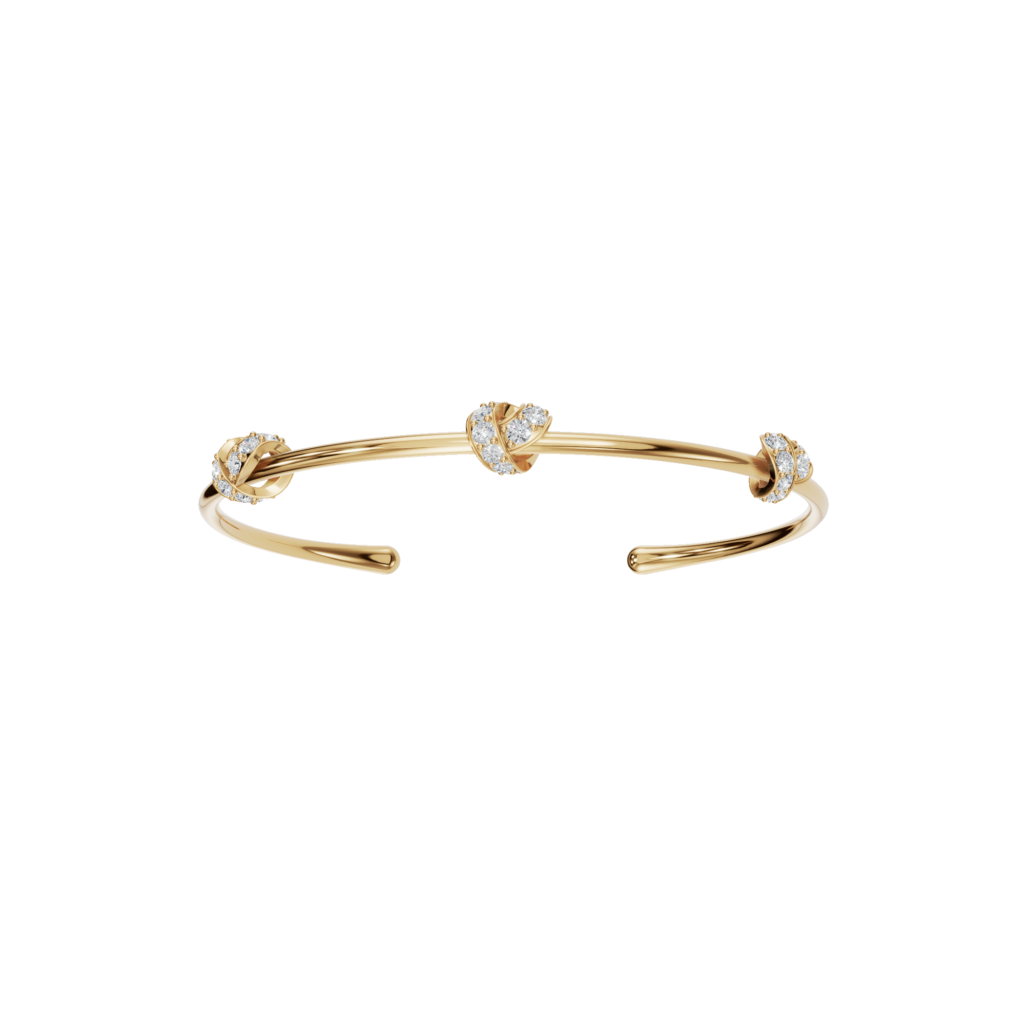Étoile Round Diamond Tennis Bracelet in Yellow Gold | Lab Grown Diamond | Roomy's Jewelery