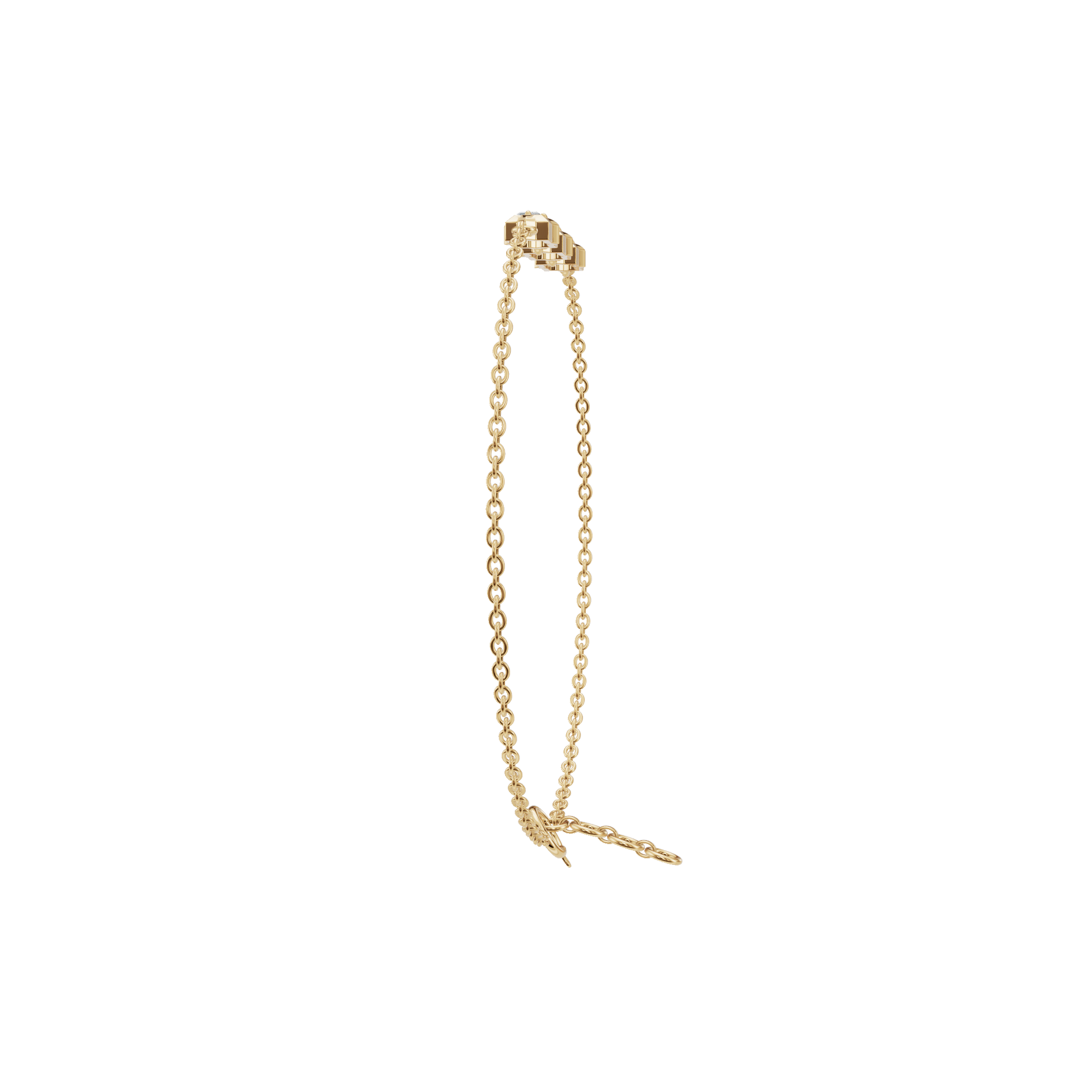 Eclat Emerald Diamond Tennis Bracelet | Lab Grown | Yellow Gold | Roomy's Jewellery