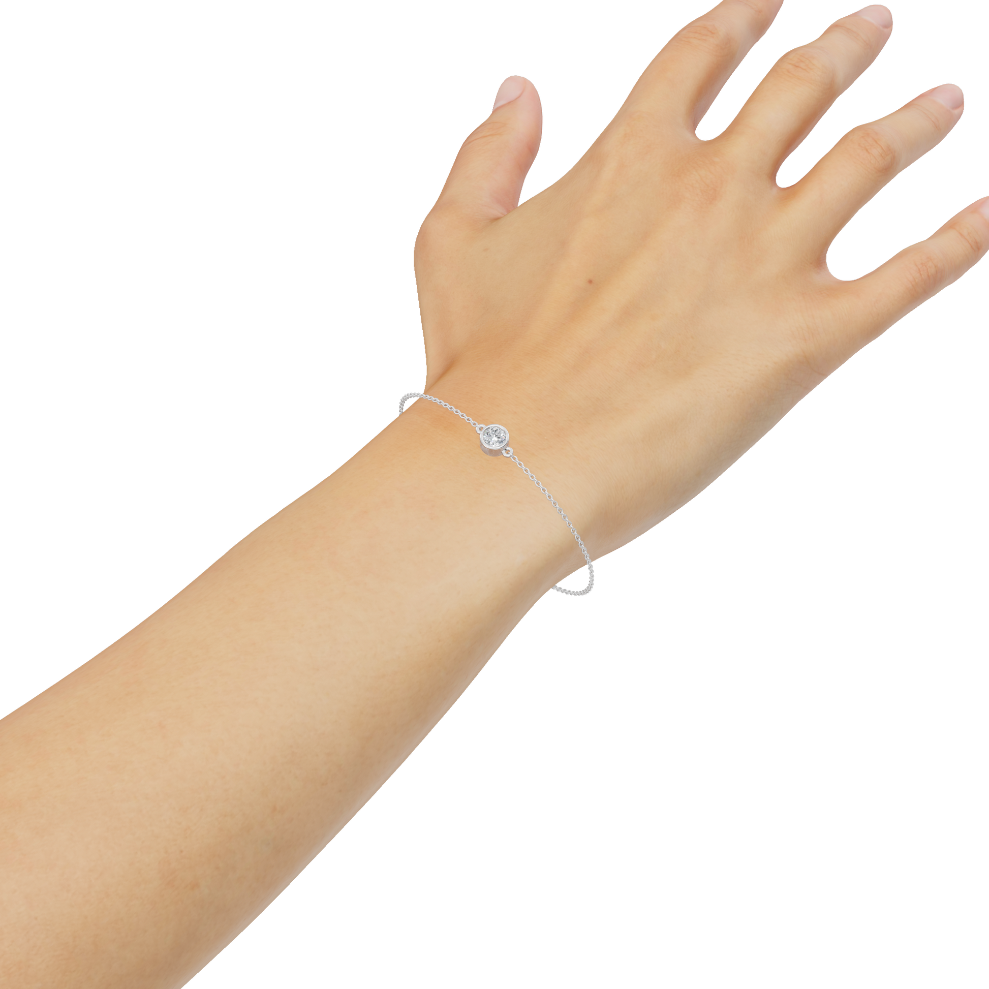 Opale Round Diamond Tennis Bracelet | Lab Grown