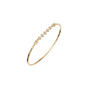 Nuage Round Diamond Tennis Bracelet | Lab Grown | Yellow Gold | Roomy's Jewellery