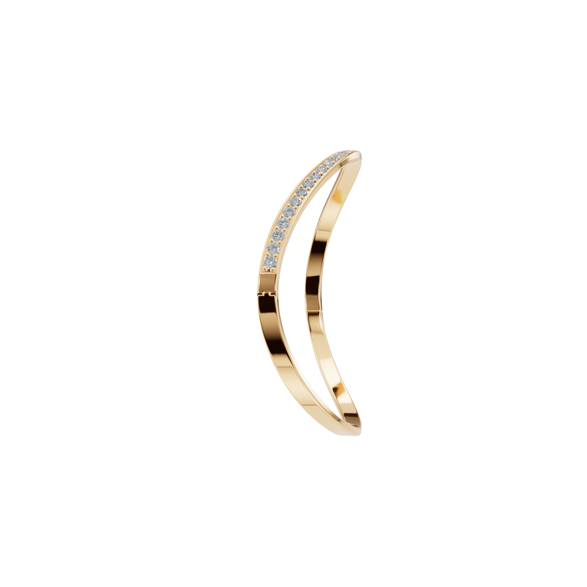 Gloire Round Diamond Tennis Bracelet | Lab Grown | Yellow Gold | Roomy's Jewellery