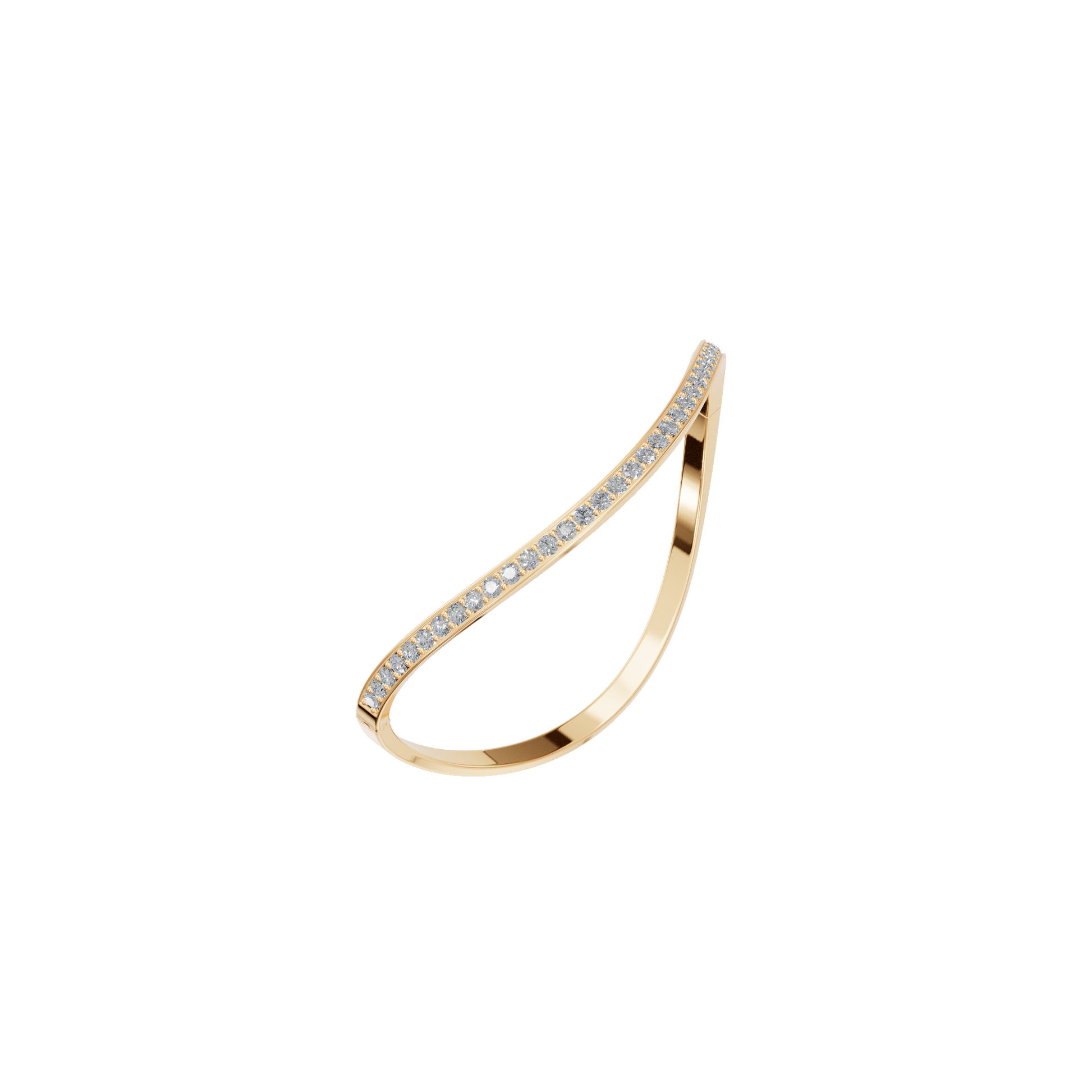 Gloire Round Diamond Tennis Bracelet | Lab Grown | Yellow Gold | Roomy's Jewellery