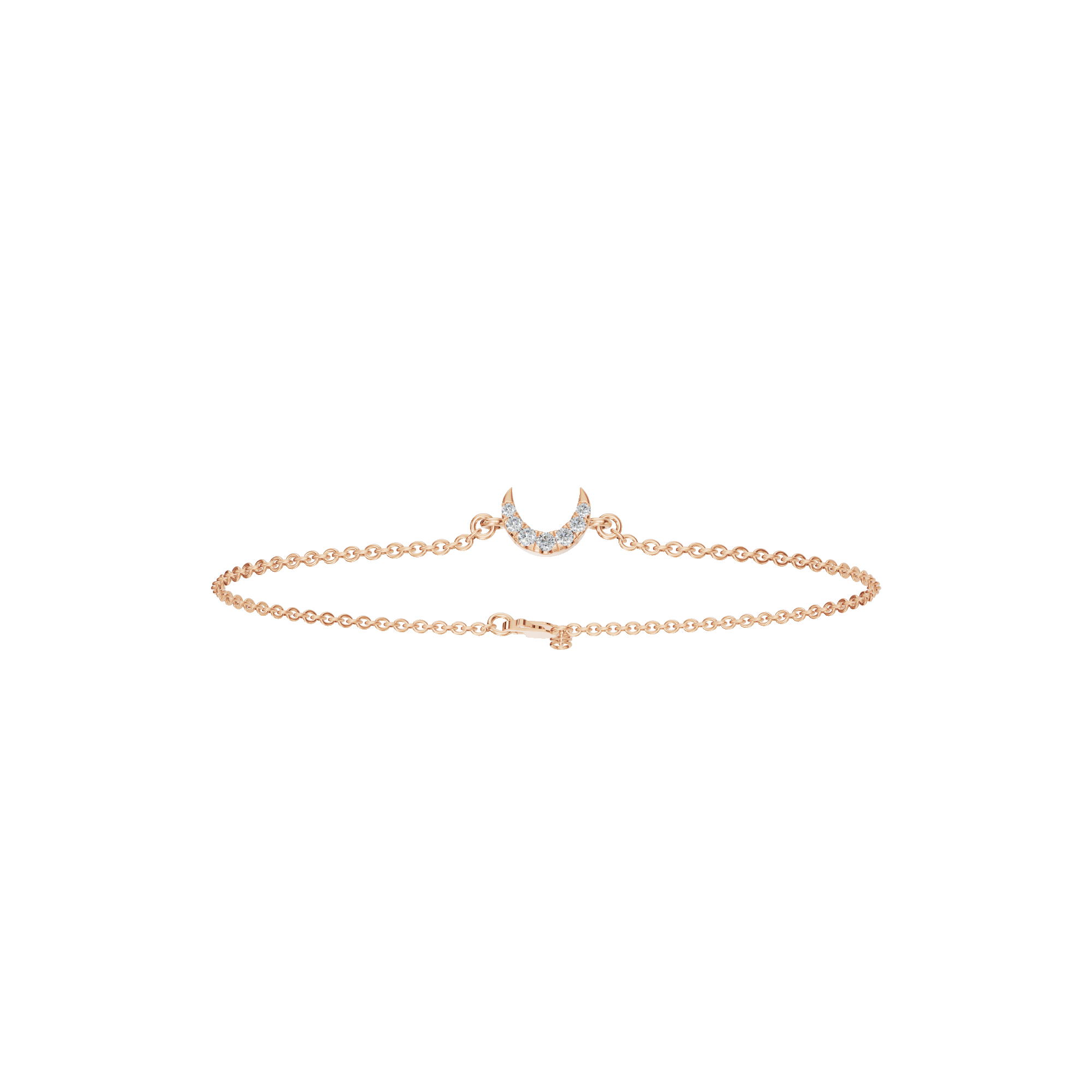 Murmure Round Diamond Tennis Bracelet | Lab Grown | Rose Gold | Roomy's Jewellery