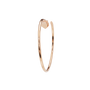 Lumière Pear Diamond Tennis Bracelet in Rose Gold side view | Roomy's Jewellery