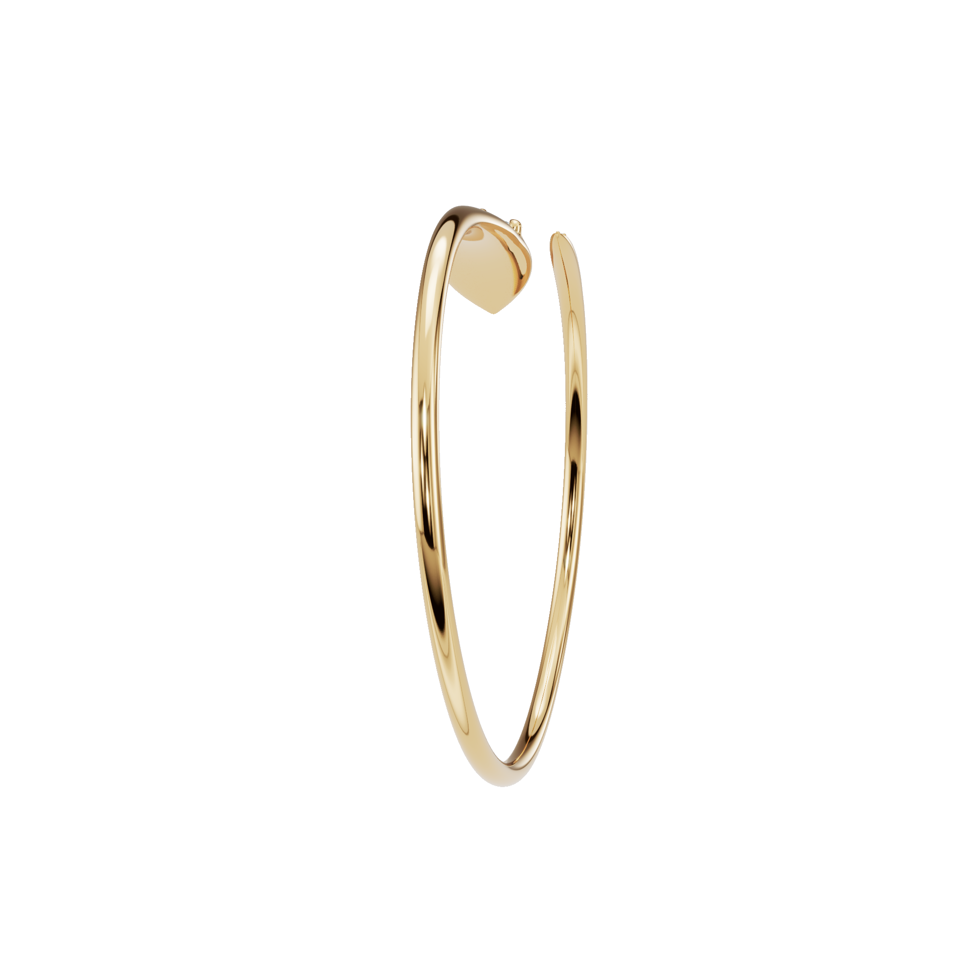 Lumière Pear Diamond Tennis Bracelet in Yellow Gold side view | Roomy's Jewellery