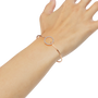 Riviere Round Diamond Tennis Bracelet | Lab Grown | Rose Gold | Roomy's Jewellery