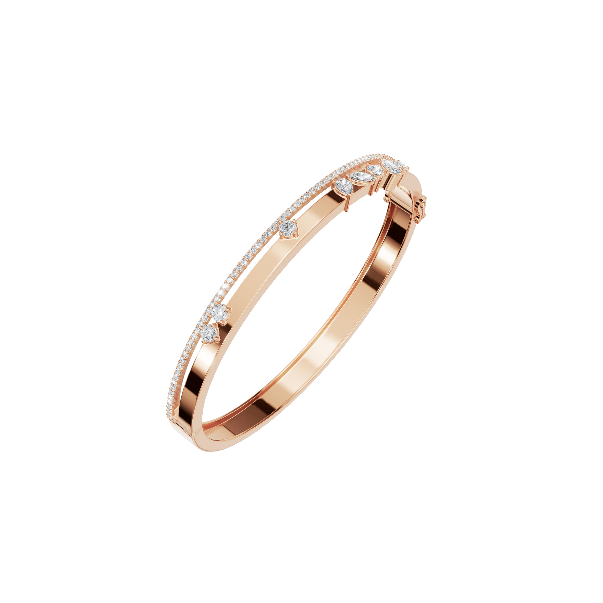 Prestige Round Diamond Tennis Bracelet | Lab Grown | Rose Gold | Roomy's Jewellery