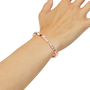 Prestige Round Diamond Tennis Bracelet | Lab Grown | Rose Gold | Roomy's Jewellery