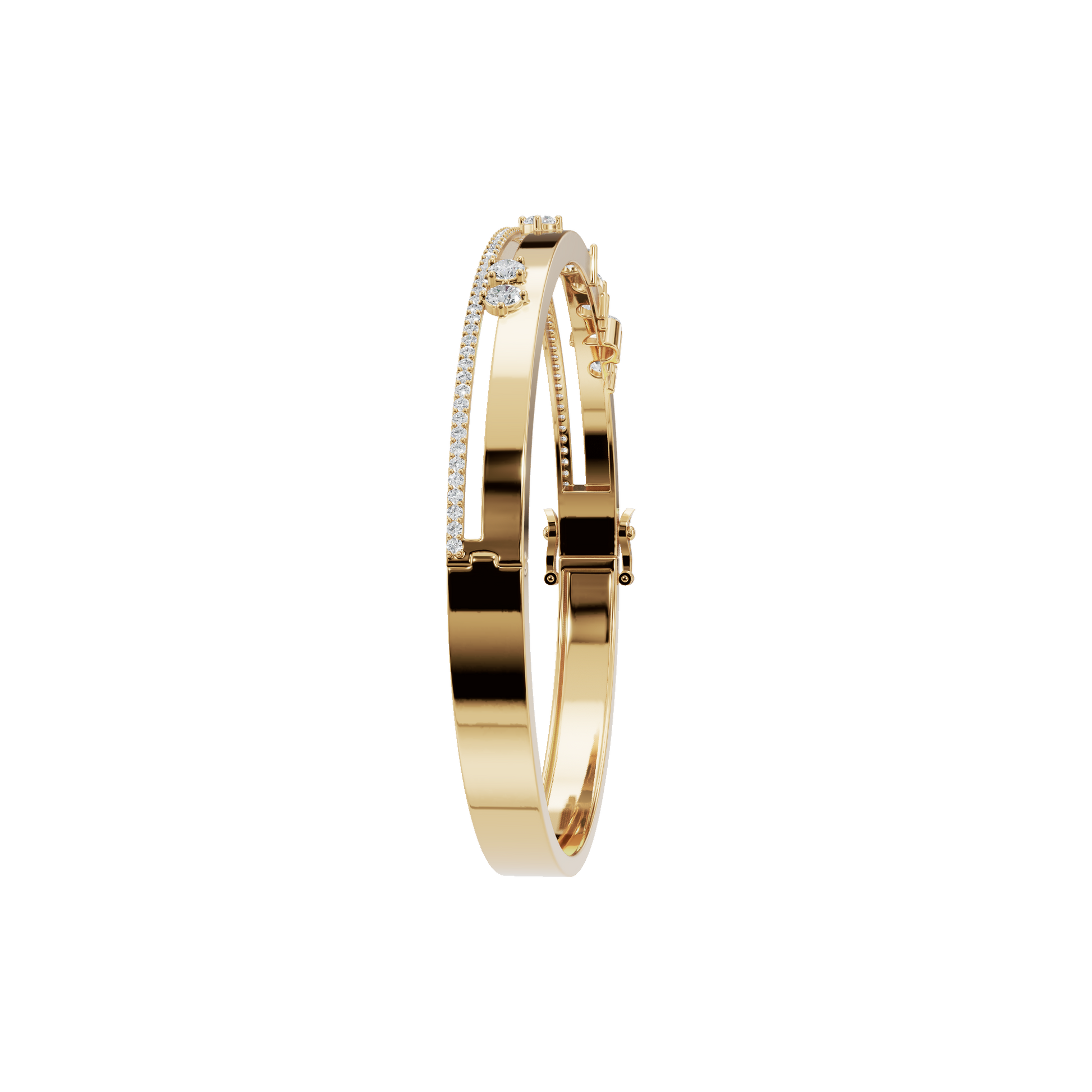 Prestige Round Diamond Tennis Bracelet | Lab Grown | Yellow Gold | Roomy's Jewellery