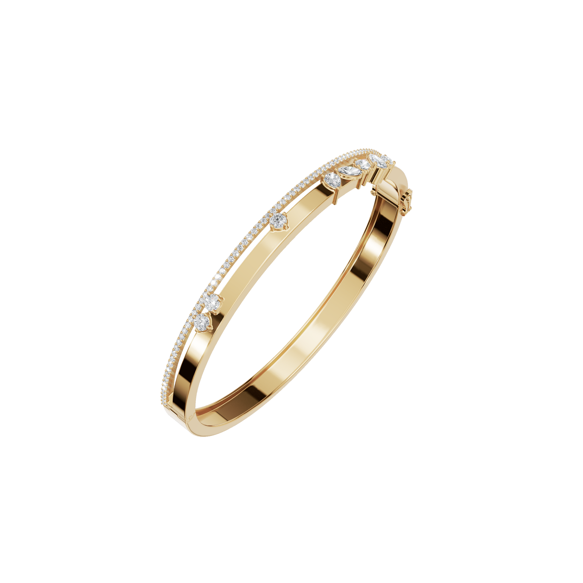 Prestige Round Diamond Tennis Bracelet | Lab Grown | Yellow Gold | Roomy's Jewellery