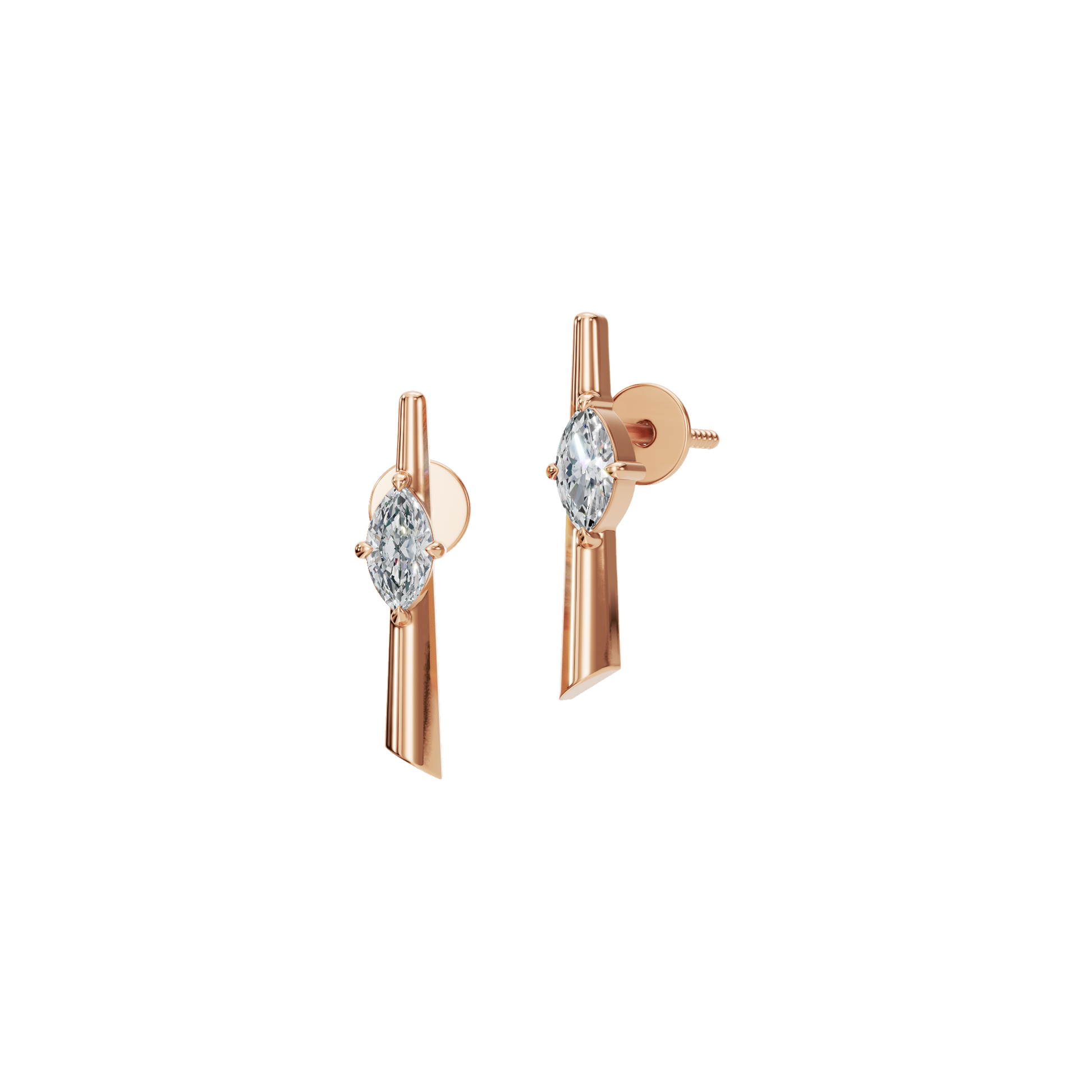 Celeste Marquise Diamond Drop Earrings