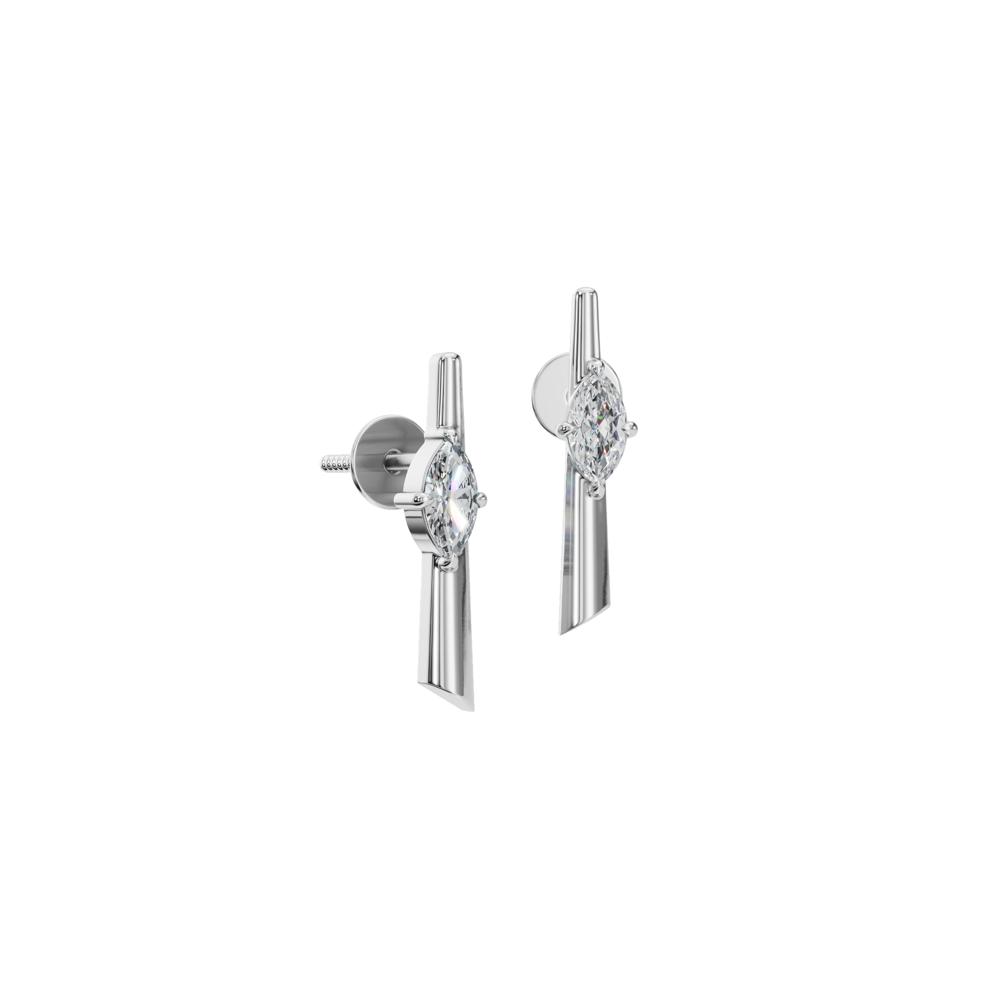 Celeste Marquise Diamond Drop Earrings