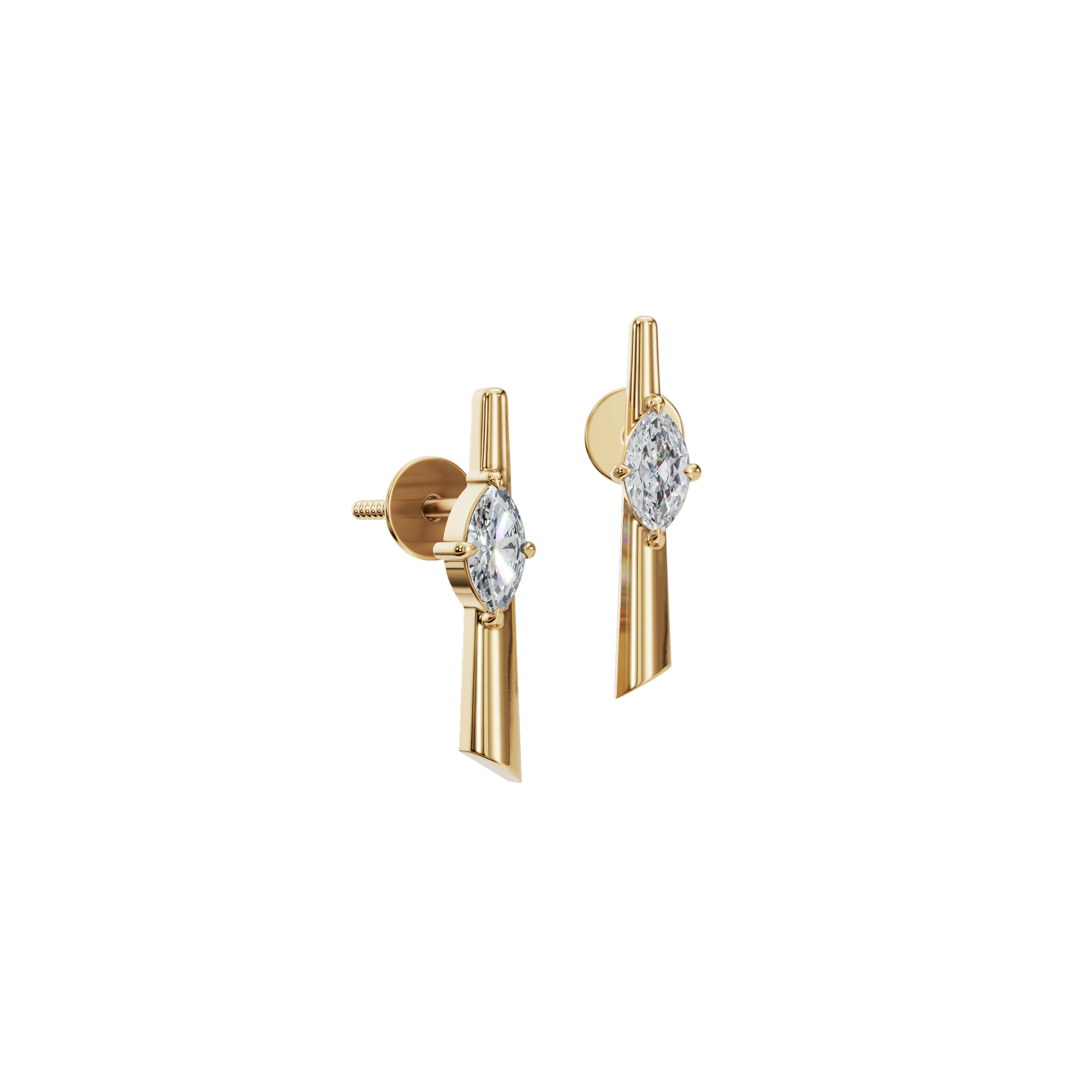 Celeste Marquise Diamond Drop Earrings