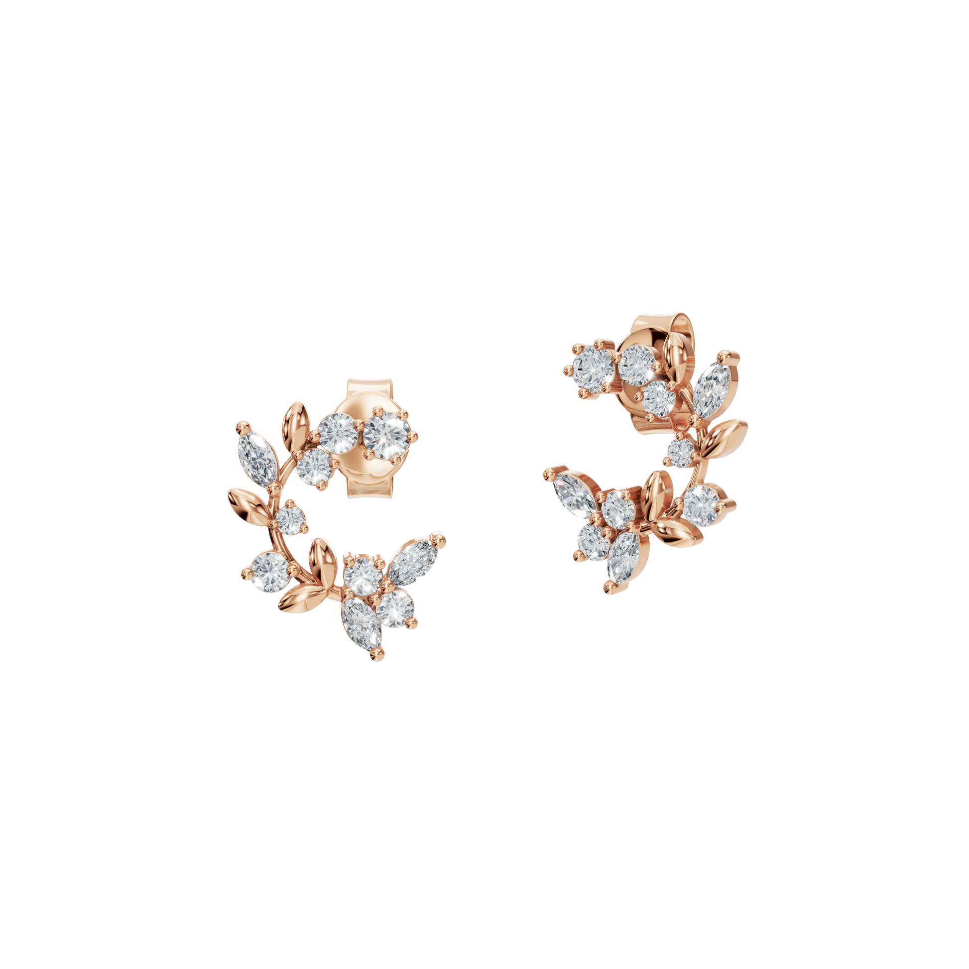 Velmira Diamond Hoop Earrings
