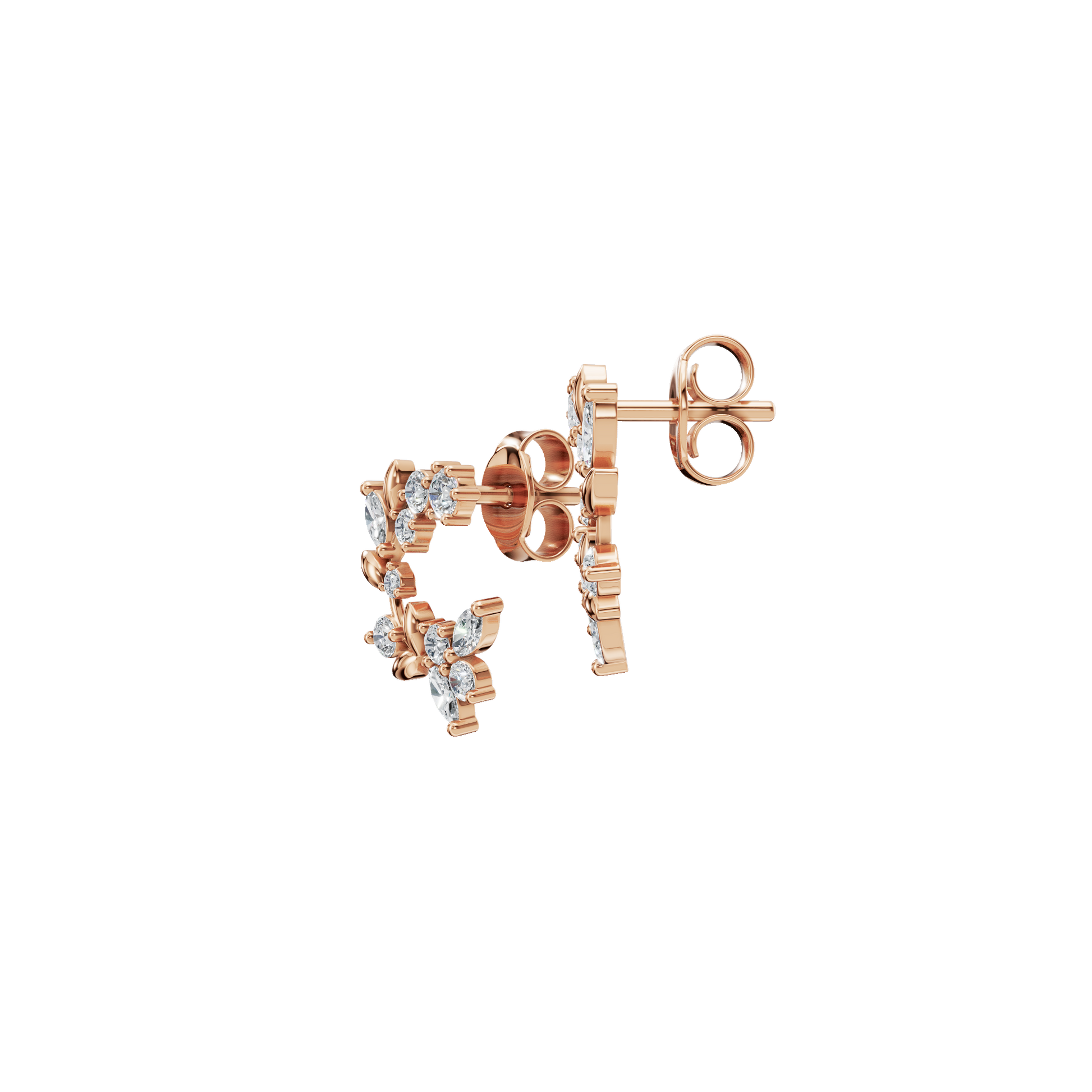 Velmira Diamond Hoop Earrings