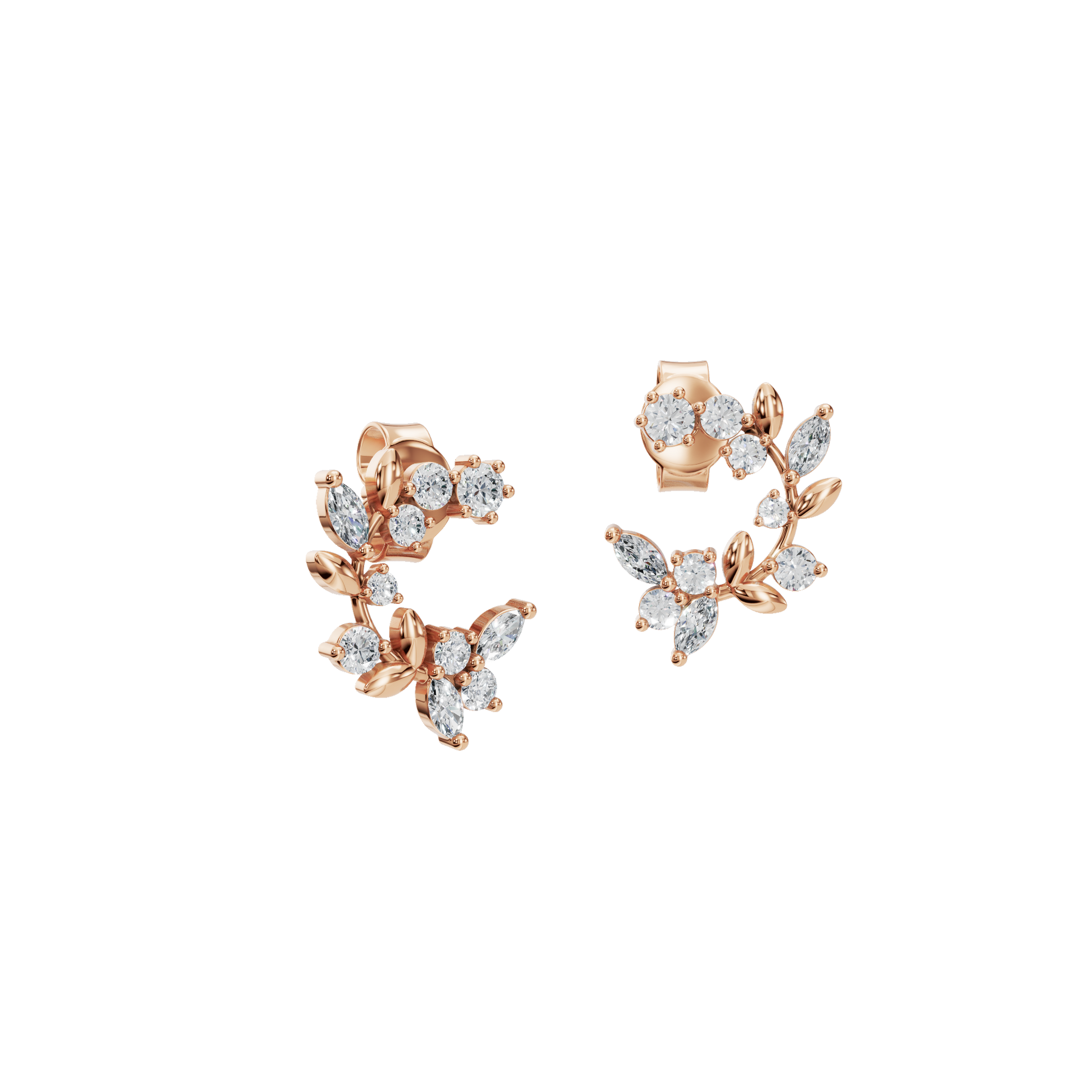 Velmira Diamond Hoop Earrings