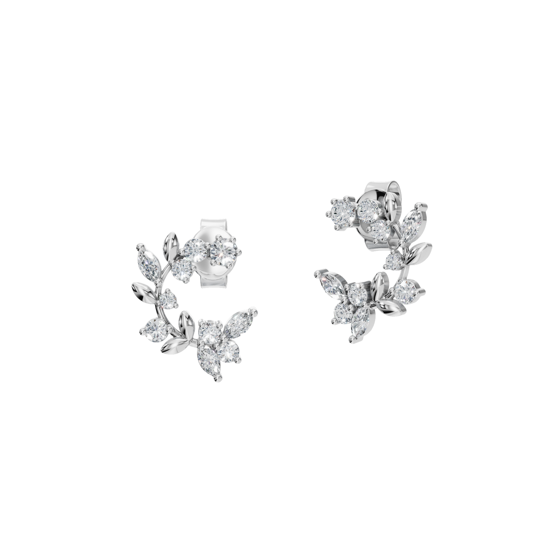Velmira Diamond Hoop Earrings