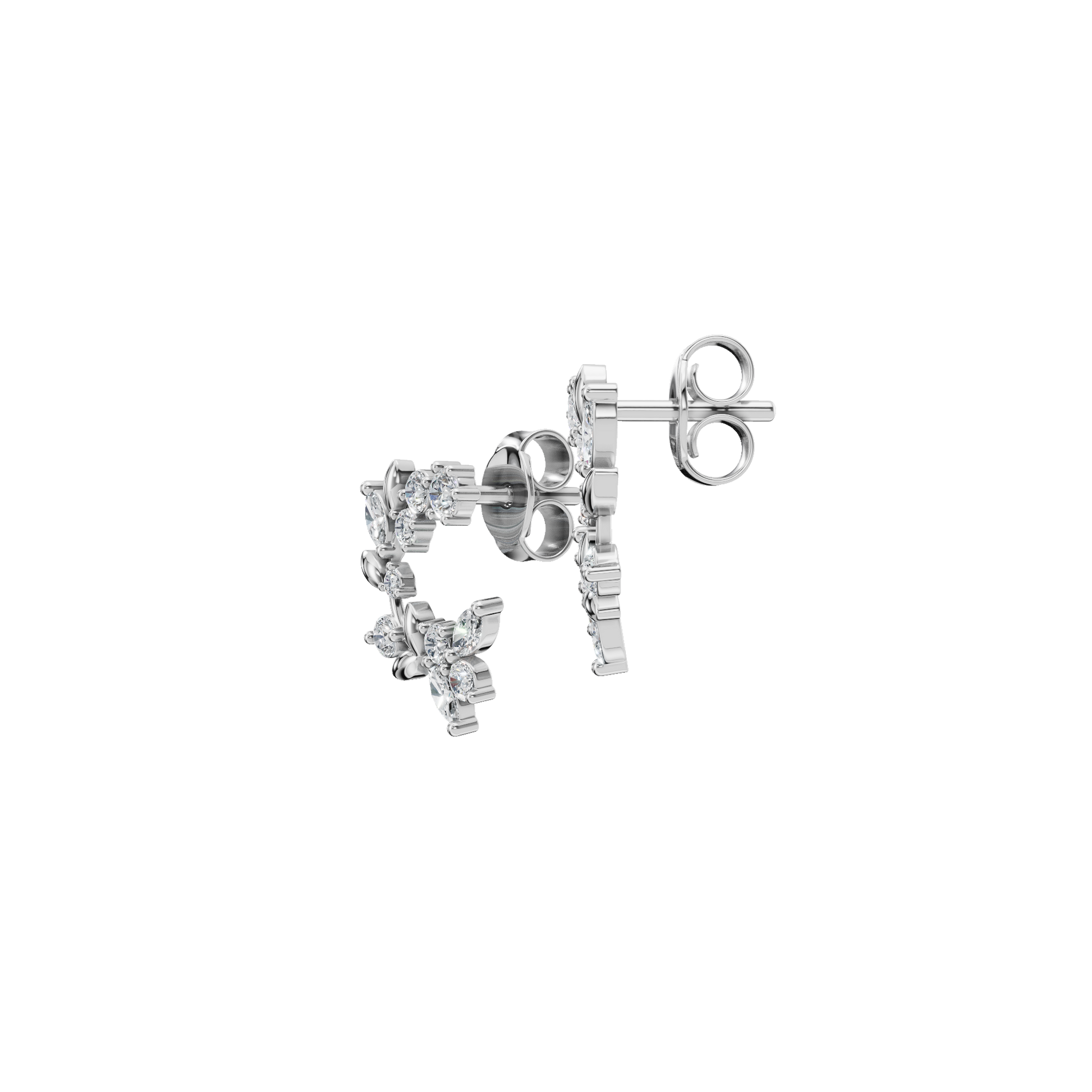 Velmira Diamond Hoop Earrings