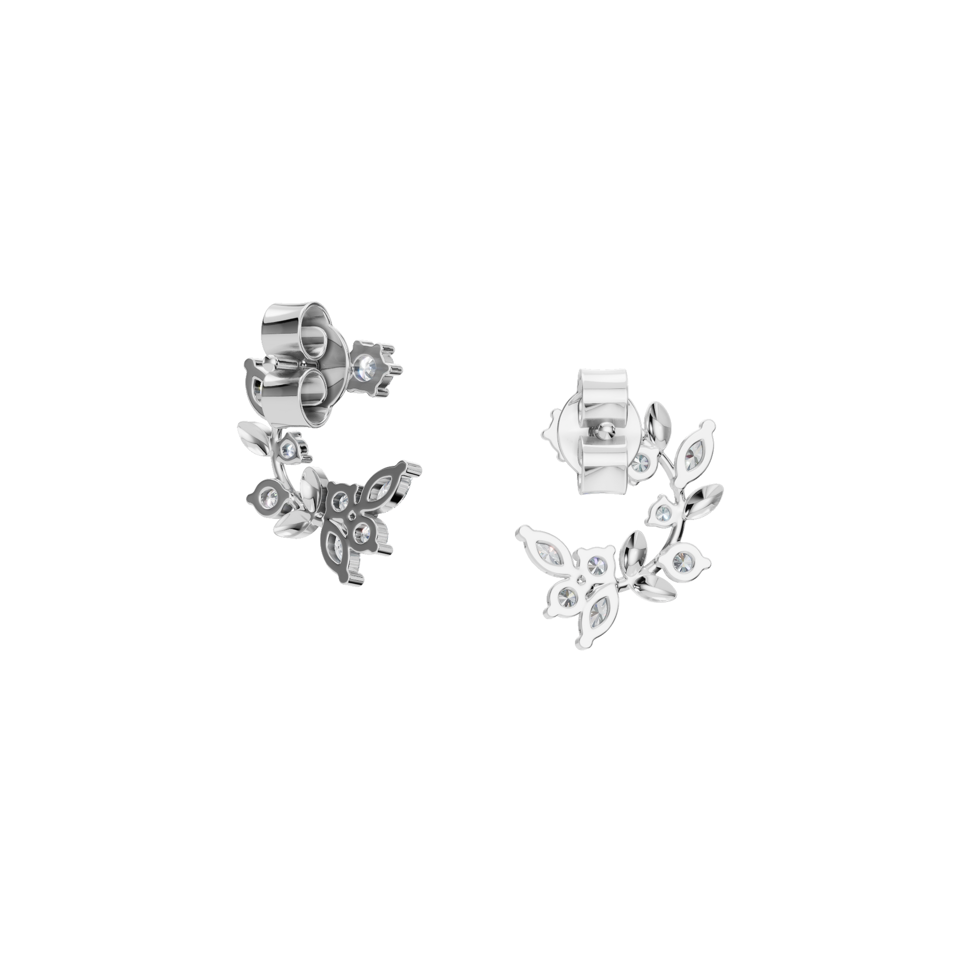 Velmira Diamond Hoop Earrings