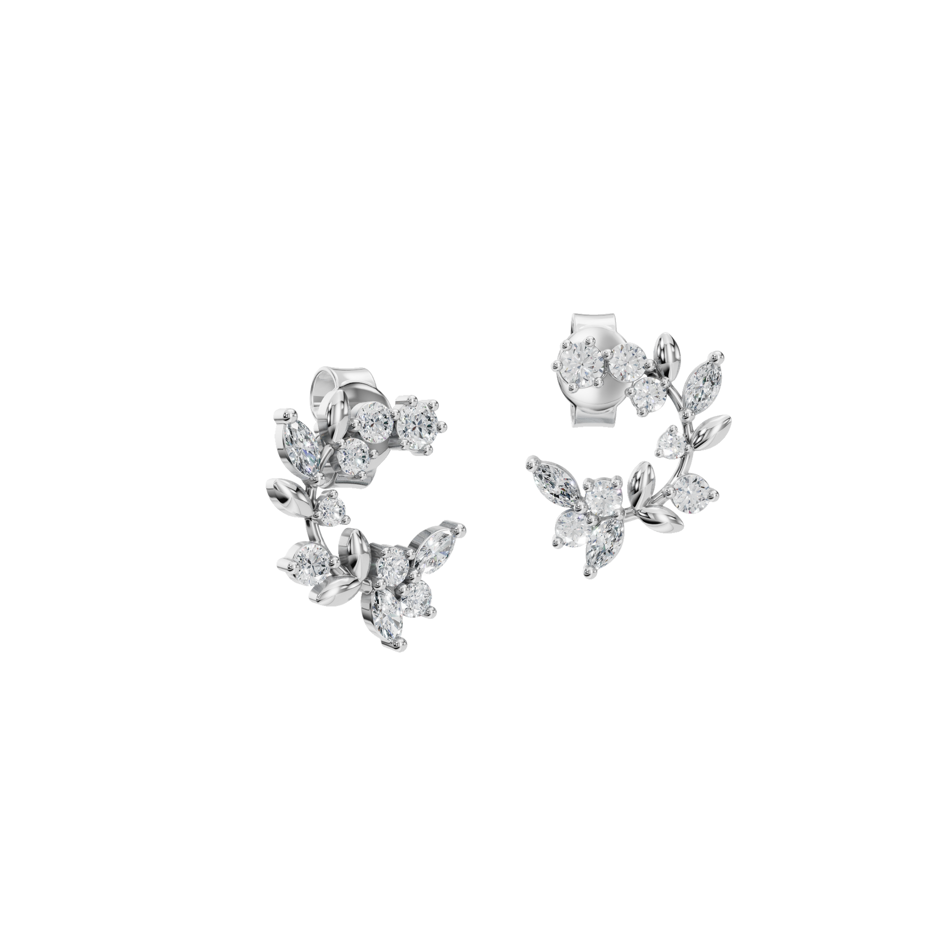 Velmira Diamond Hoop Earrings