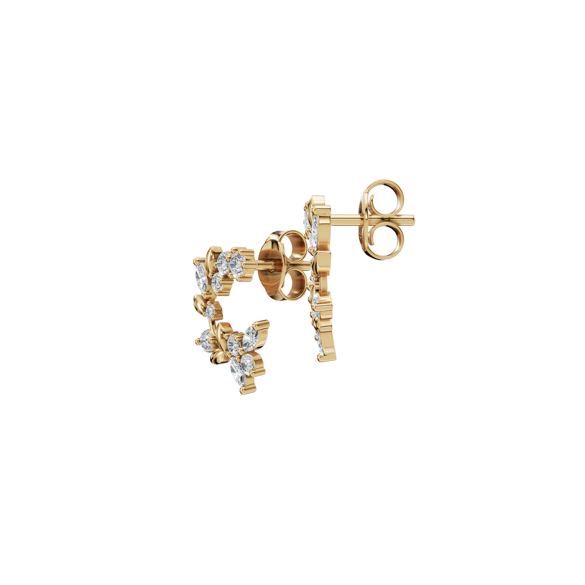 Velmira Diamond Hoop Earrings