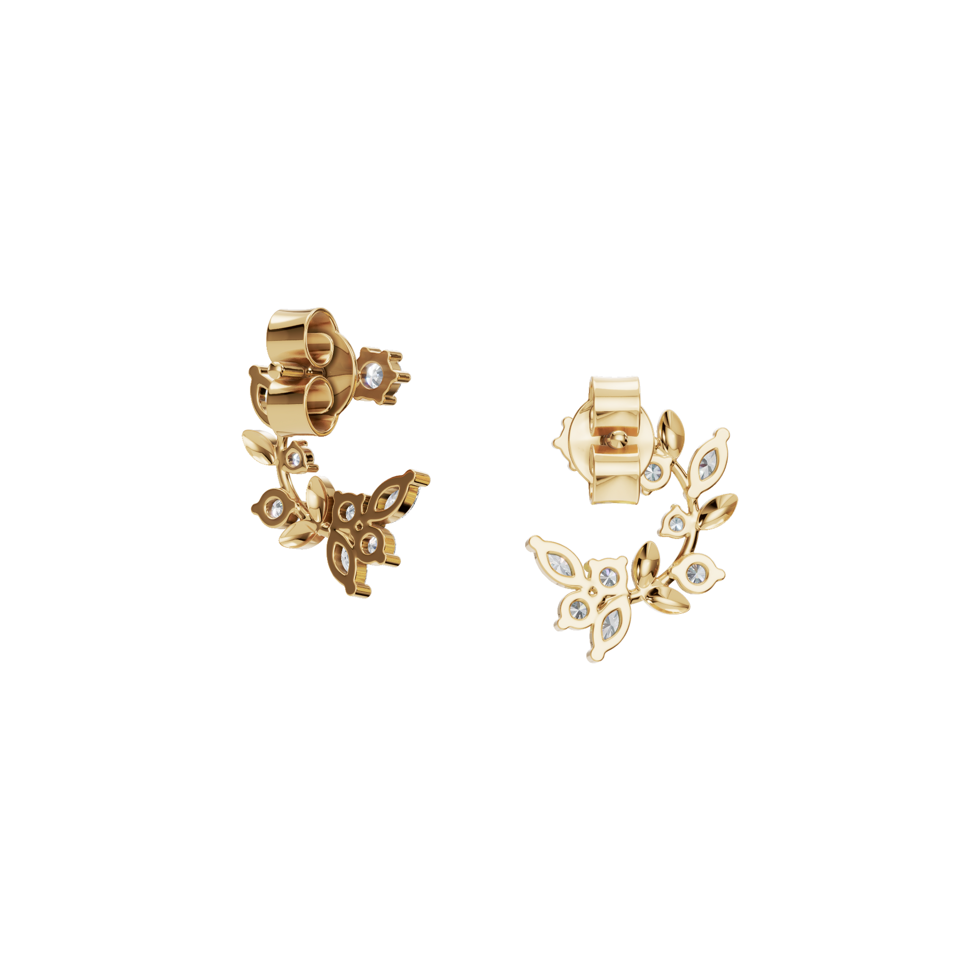 Velmira Diamond Hoop Earrings