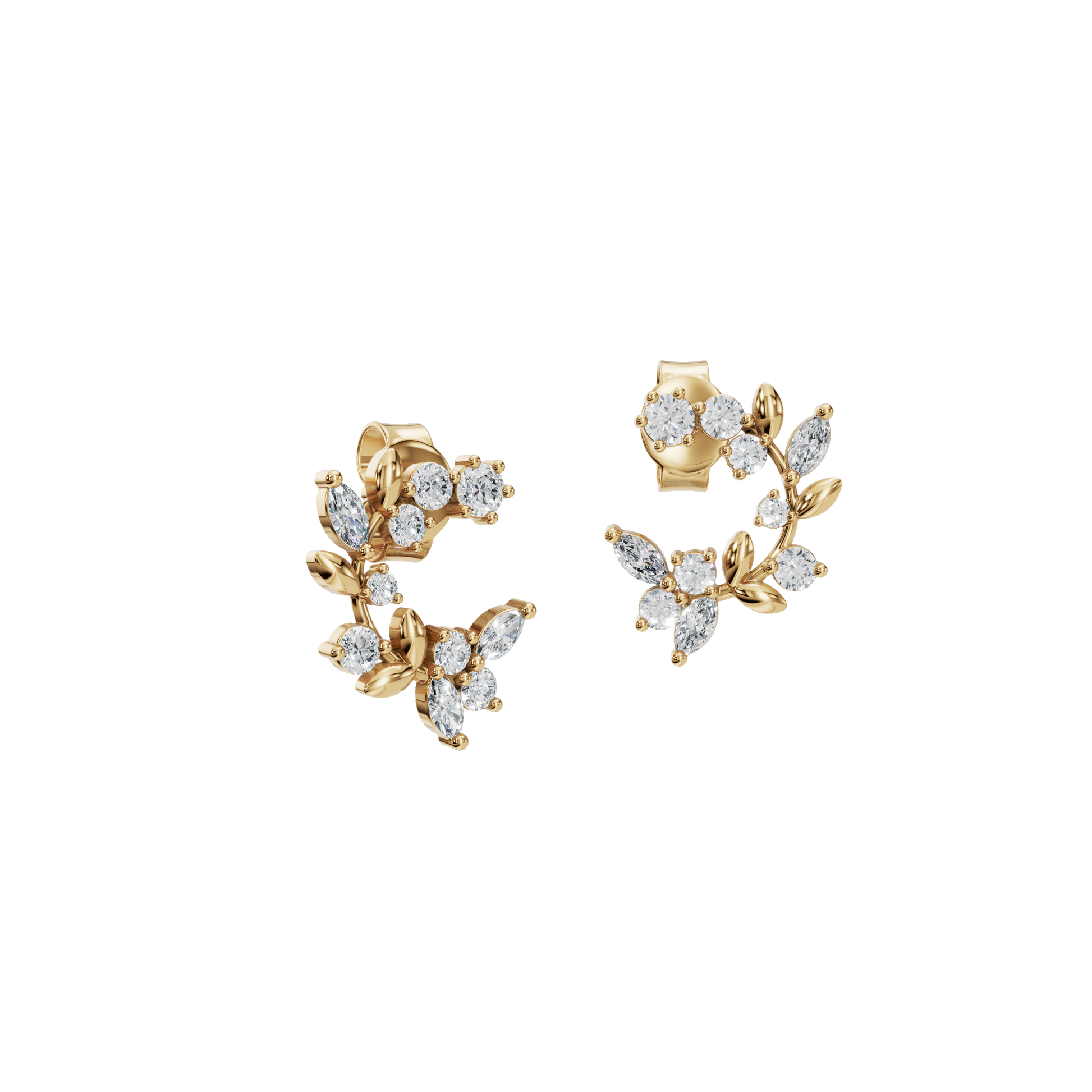 Velmira Diamond Hoop Earrings