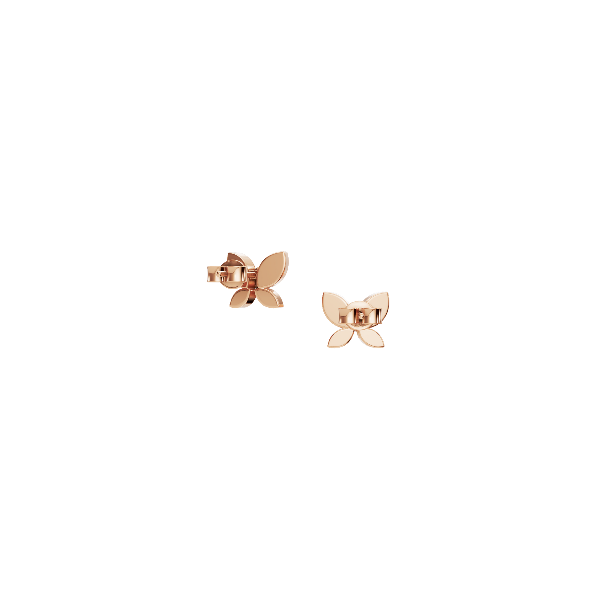 Butterfly Diamond Stud Earrings