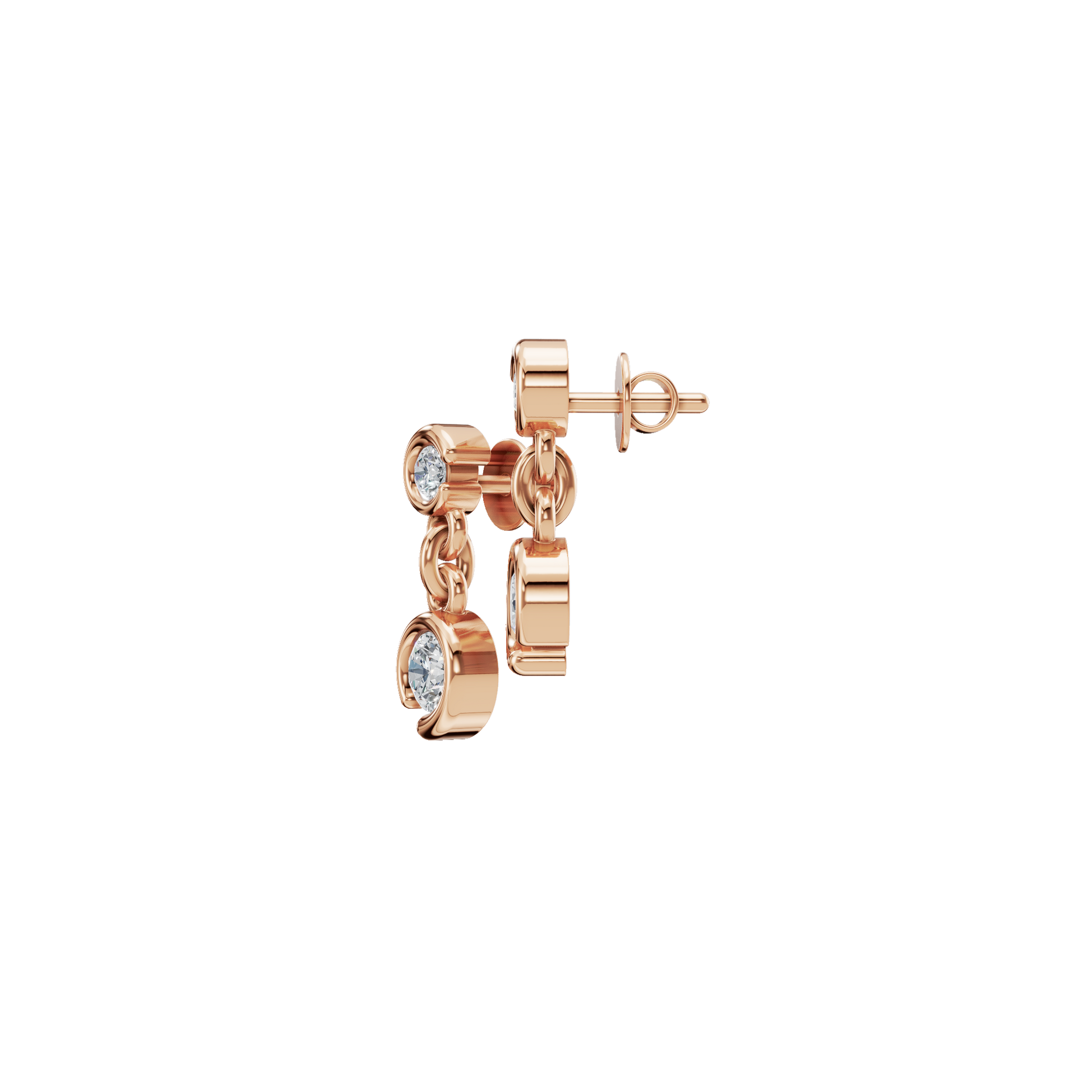 Cascade Diamond Drop Earrings