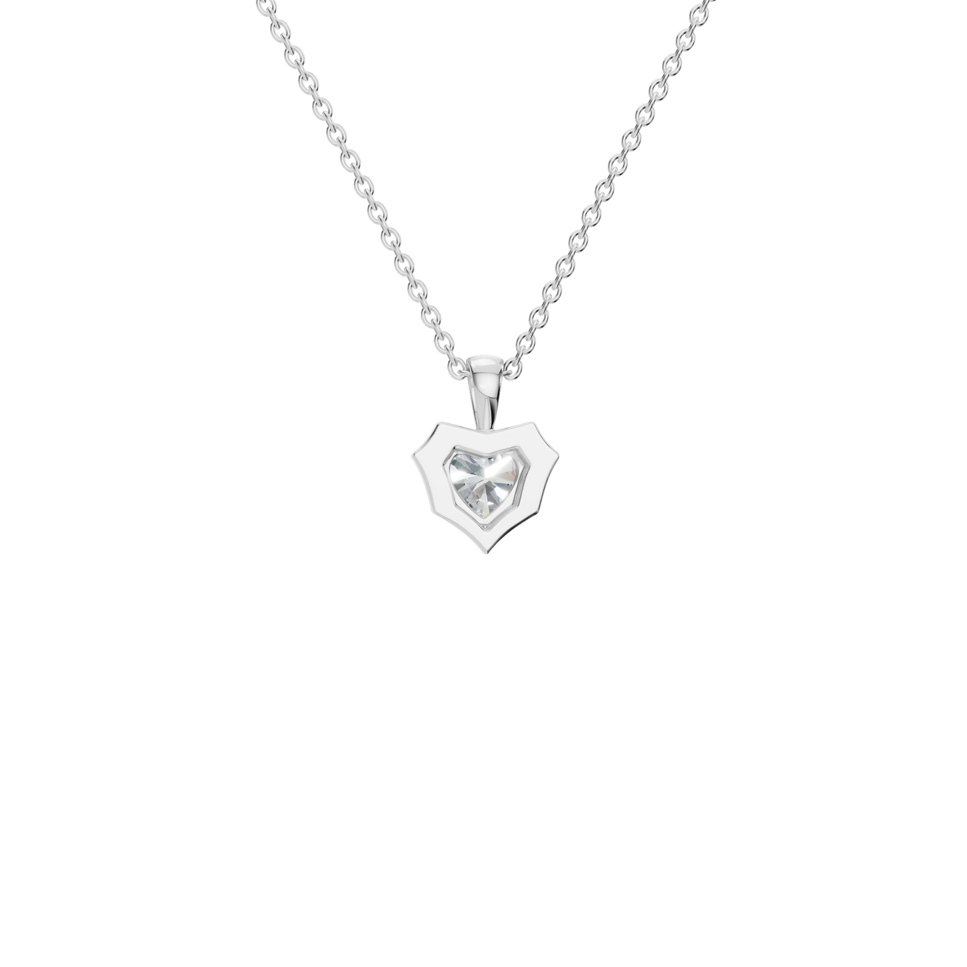Heart Cut Diamond Pendant – Liquid Diamonds Collection