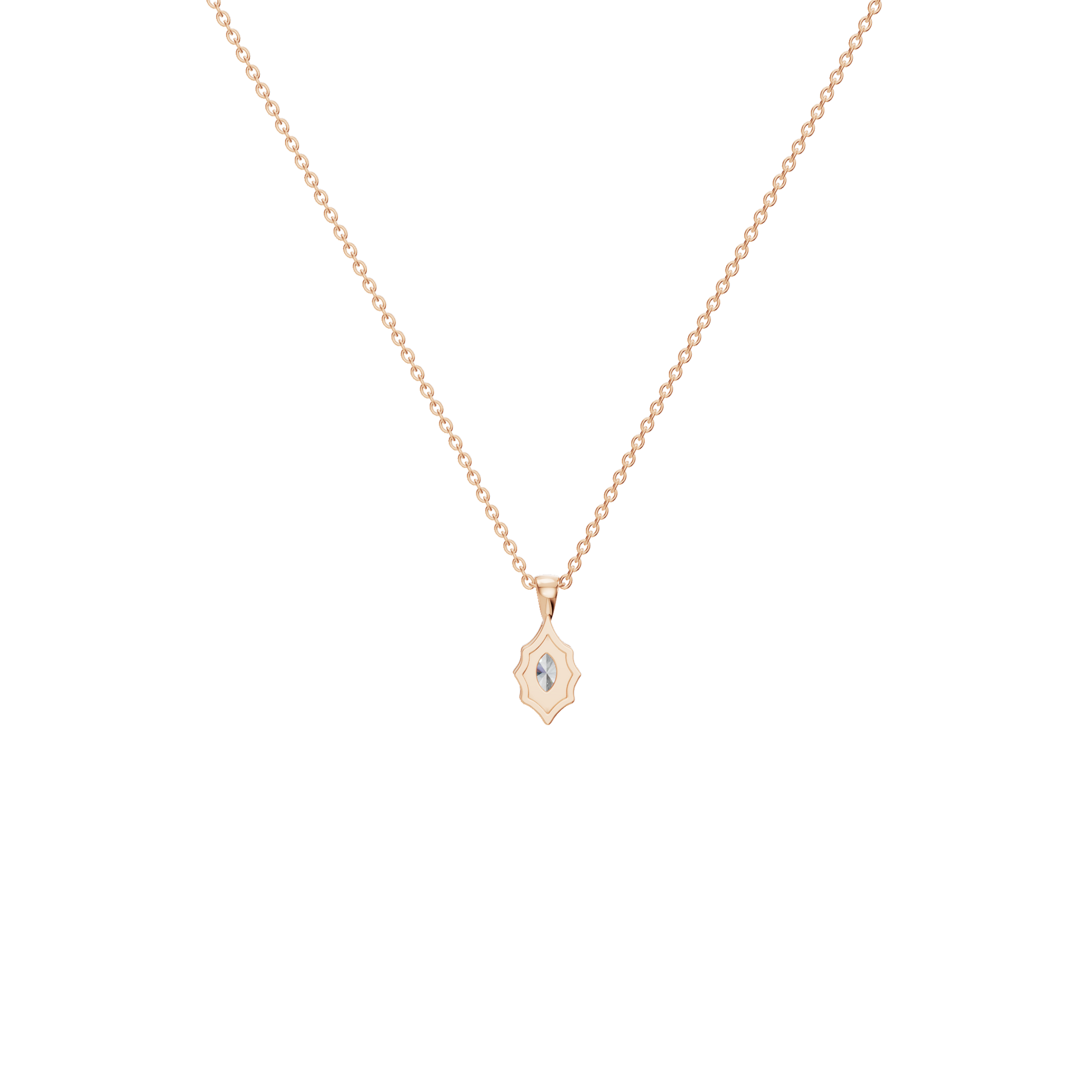 Liquid Diamonds Marquise Flow Pendant