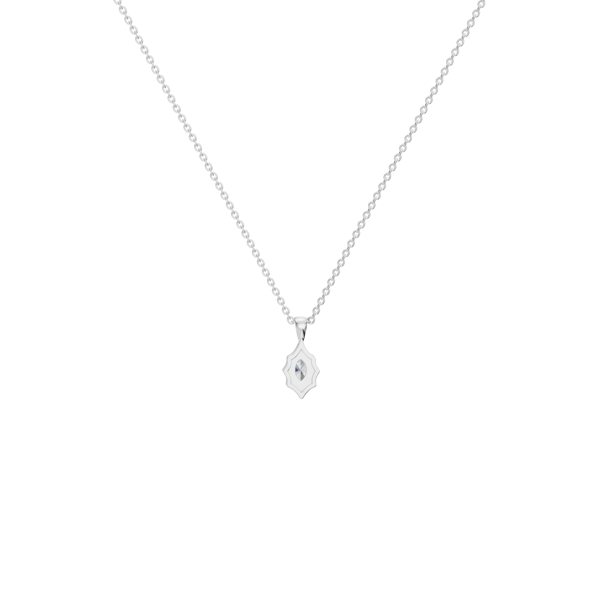Liquid Diamonds Marquise Flow Pendant