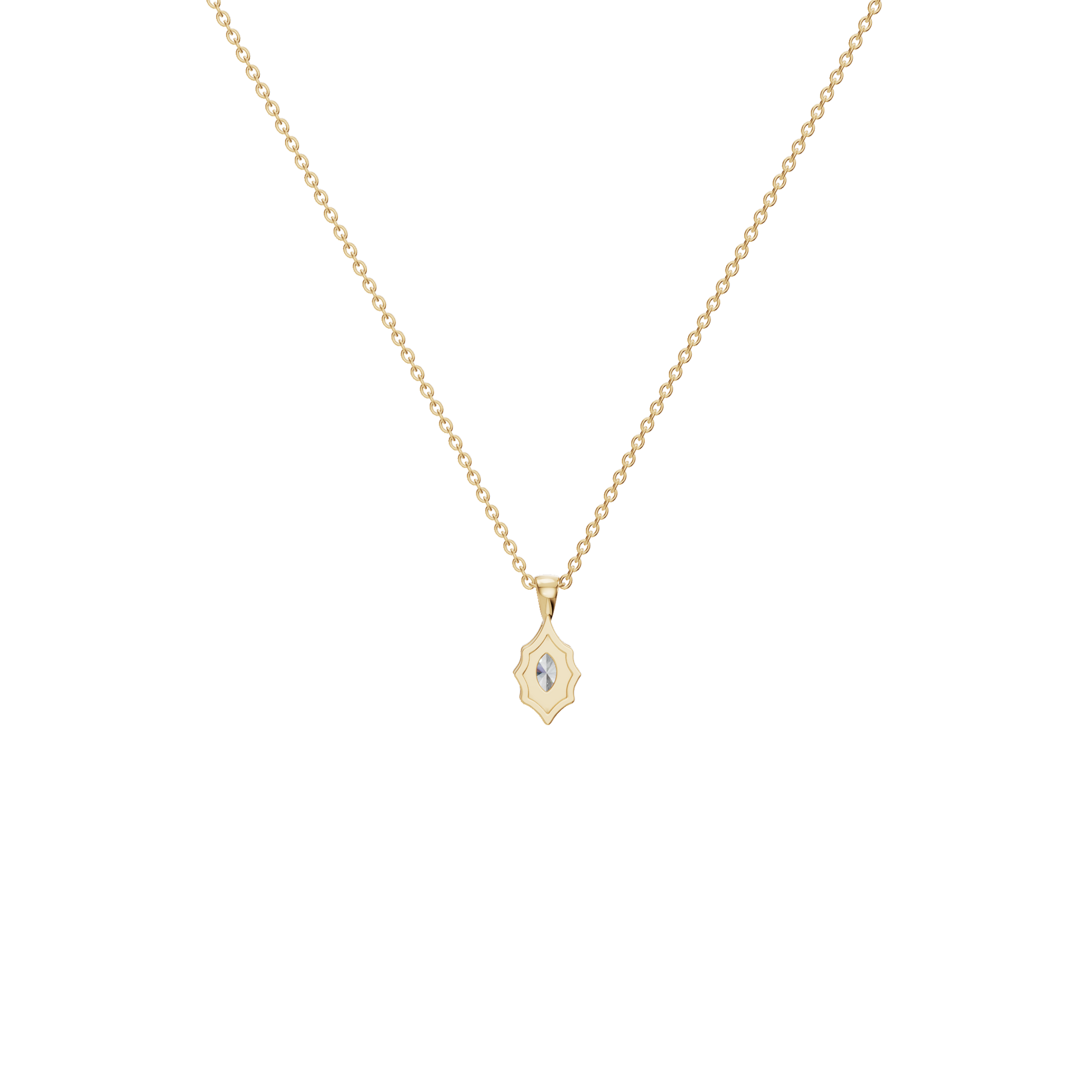 Liquid Diamonds Marquise Flow Pendant