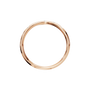 Arc Diamond Band Ring in Rose Gold Angle View | Lab Grown Diamond | Roomy's Jewellery
