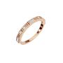 Prism Diamond Band in Rose Gold close-up | Roomy's Jewellery