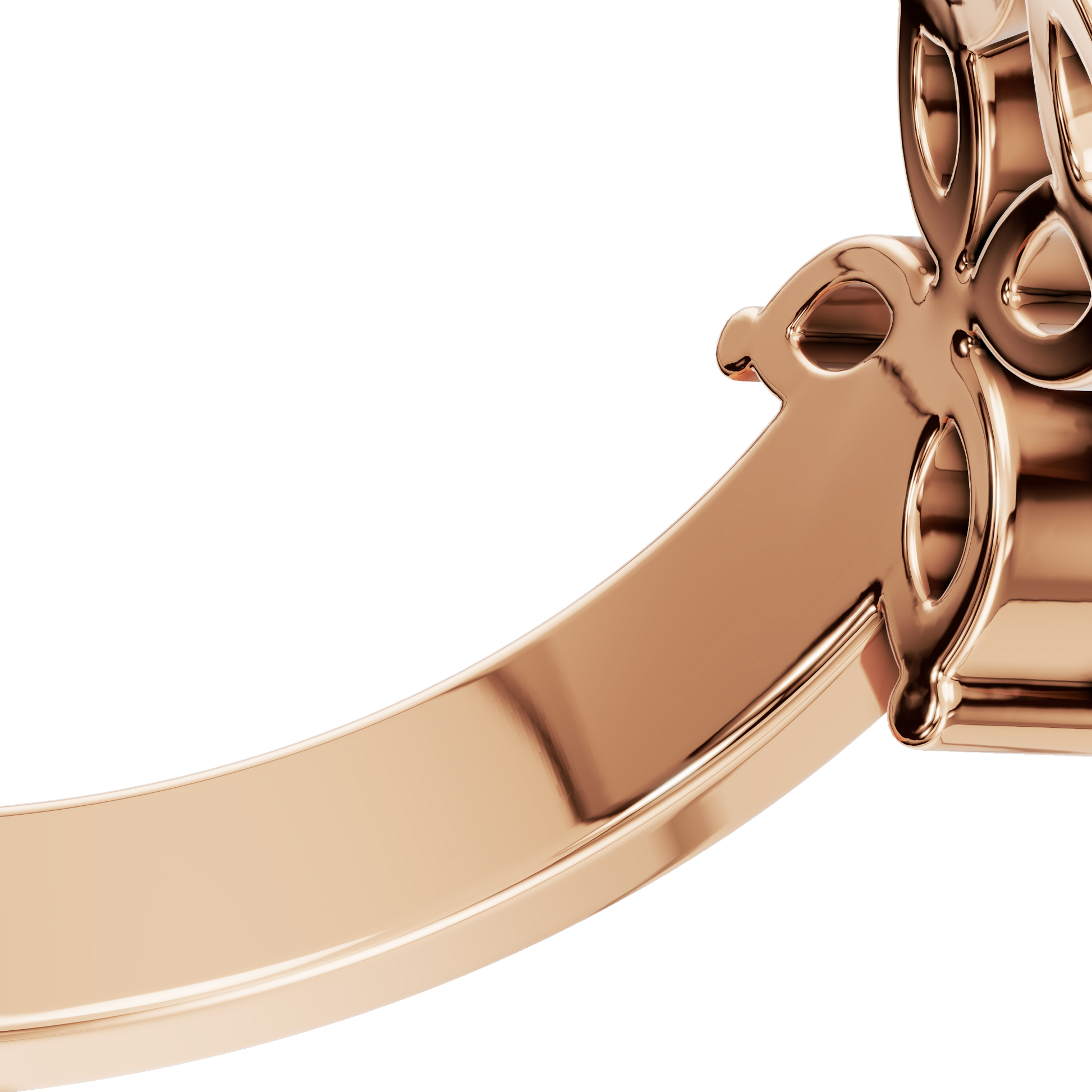 Windmill Marquise Diamond Eternity Band in Rose Gold flat lay | Roomy's Jewellery