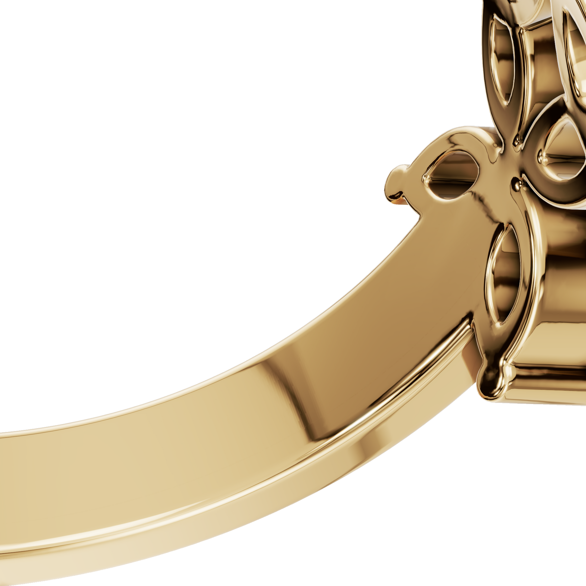 Windmill Marquise Diamond Eternity Band in Yellow Gold flat lay | Roomy's Jewellery